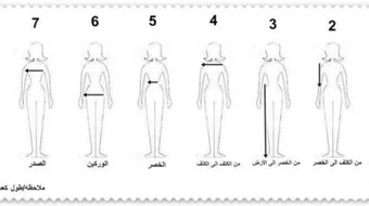 كيف اخذ مقاسات الفستان