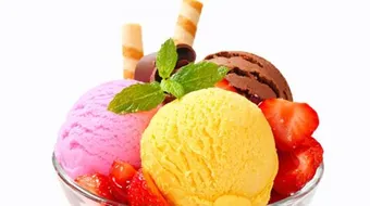 مكونات الآيس كريم