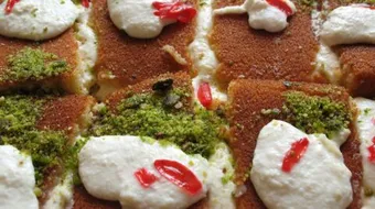 عمل كنافه بالقشطة