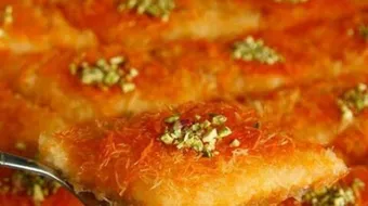 طريقة الكنافة بالكريمة