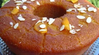 عمل كيك بدون بيض وحليب