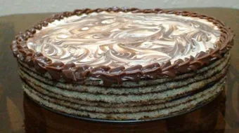 عمل كيكة طبقات