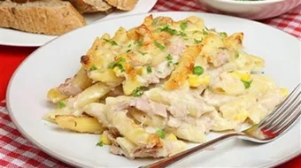 عمل المعكرونة بالتونة