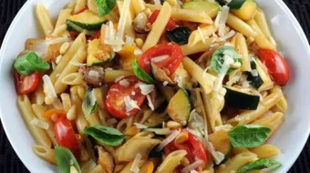 عمل المعكرونة بالخضار