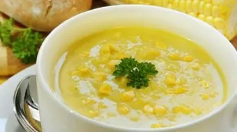 عمل شوربة الذرة