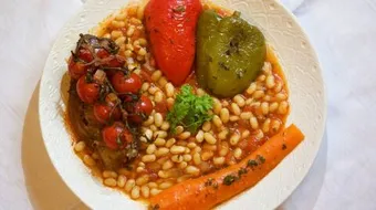 عمل مرقة الفاصولياء اليابسة