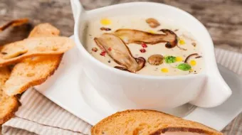 عمل شوربة الفطر