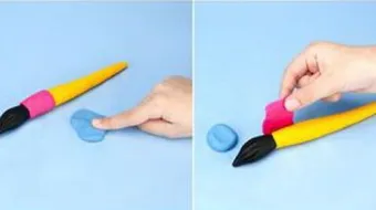 صنع أشكال بالصلصال