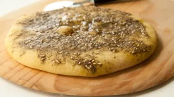 عمل فطائر الزعتر