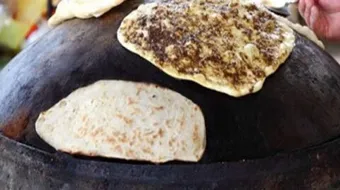 عمل خبز الصاج في البيت