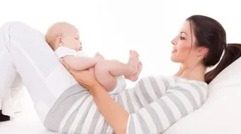 طريقة لإزالة الكرش بعد الولادة