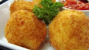 طريقة كرات البطاطا بالدجاج