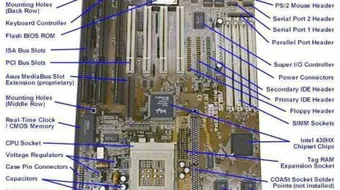 مكونات اللوحة الأم