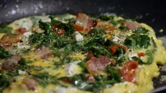 طريقة العجة بالبيض