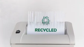 تدوير الورق