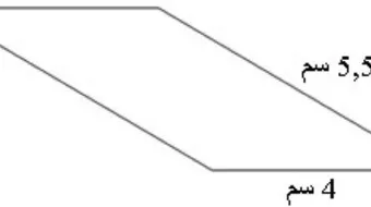 مساحة متوازي الأضلاع