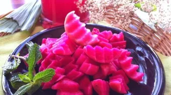 طريقة ومكونات مخلل اللفت