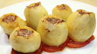 طريقة البطاطس باللحمة المفرومة