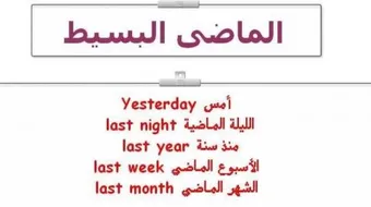 تمارين على المضارع البسيط