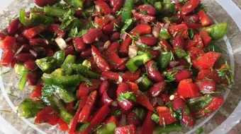 طريقة سلطة الفاصوليا الحمراء