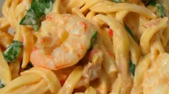 طريقة قلي القريدس