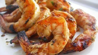 طريقة قلي الروبيان