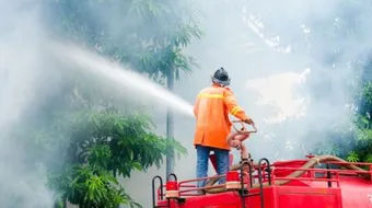 خطوات إطفاء الحريق