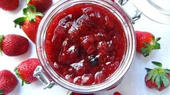 طريقة مربى الفراولة