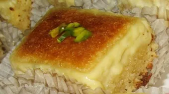 عمل البسبوسة المحشية