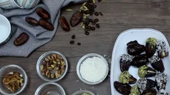 طريقة حلى التمر المحشي