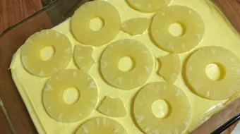 حلى الأناناس بالكريم كراميل