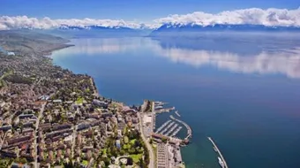 مدينة لوزان في سويسرا