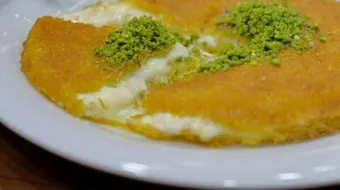 أسهل طريقة لعمل كنافة بالقشطة