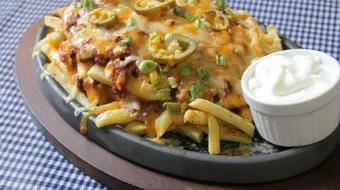 طريقة البطاطا المقلية بالجبنة