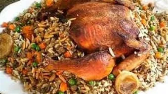 طريقة دجاج محشي بالفريك