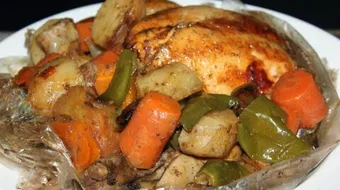 طريقة الدجاج المشوي بالكيس