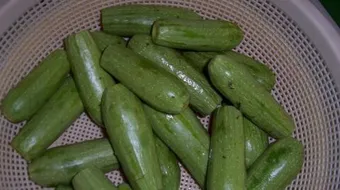 طريقة تفريز محشي الكوسا