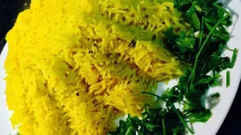 طريقة الأرز بالكركم