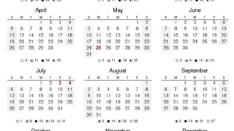 عدد أيام السنة الميلادية