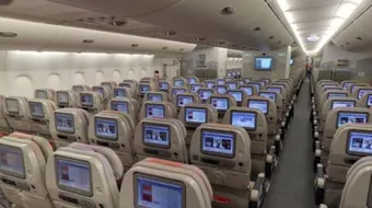 شكل الطائرة من الداخل