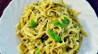 طريقة المعكرونة بالجبن والقشطة