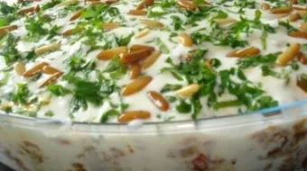 طريقة عمل فتة المكدوس الفلسطينية