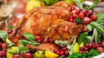 عمل ديك رومي بالفرن