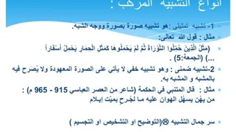 أنواع التشبيه