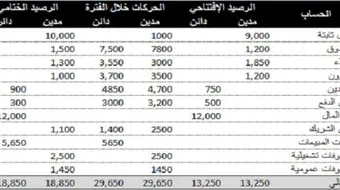 ما هو ميزان المراجعة