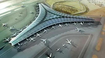 أين يقع مطار الكويت
