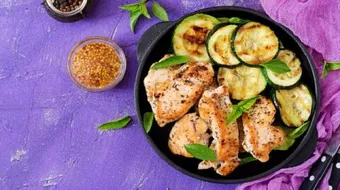 أكلات الكوسا بالدجاج