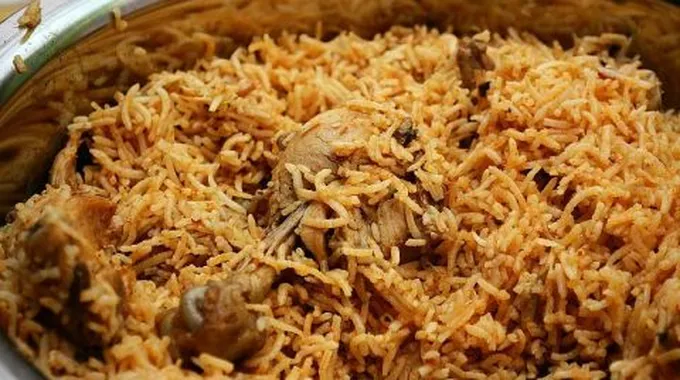 طريقة أرز البرياني