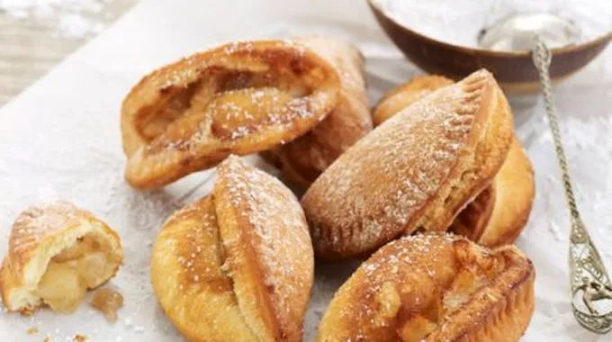 طريقة عمل فطيرة التفاح المقلية