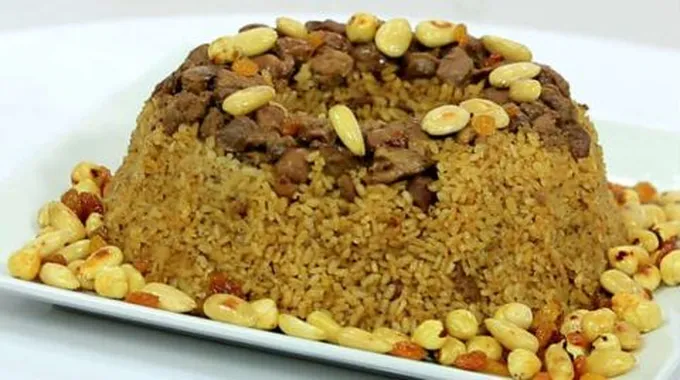 طريقة عمل رز بالكبد والقوانص